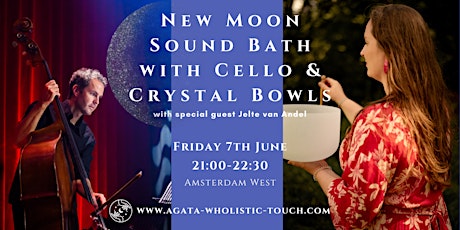Special Edition: New Moon Sound Bath with Cello and Crystal Bowls