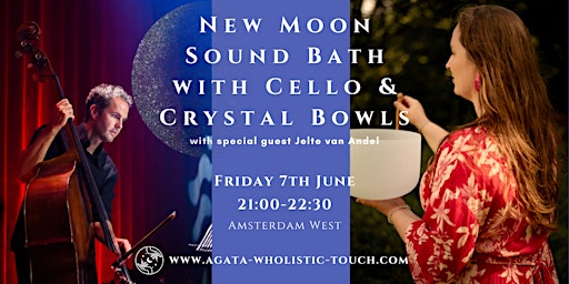 Imagem principal de Special Edition: New Moon Sound Bath with Cello and Crystal Bowls