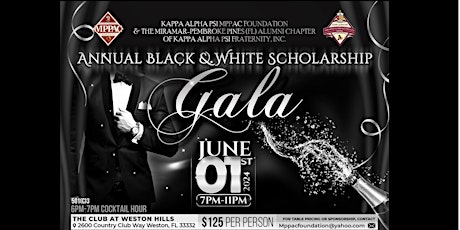 Annual Black & White Scholarship Gala