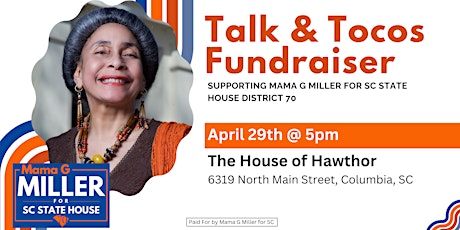 Talk & Tocos Fundraiser for Mama G