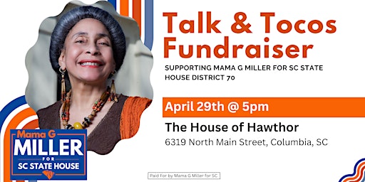 Talk & Tocos Fundraiser for Mama G primary image