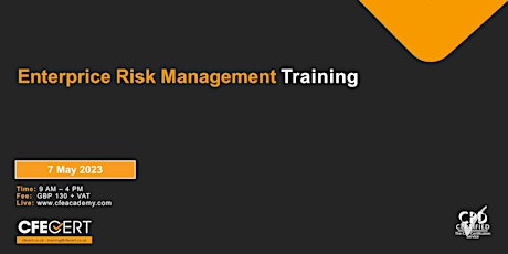 Enterprice Risk Management - ₤130 + VAT