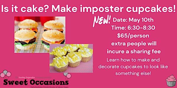 Learn how to decorate Imposter Cupcakes