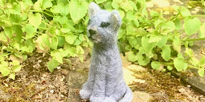 Needle-felt Cat Sculpture primary image