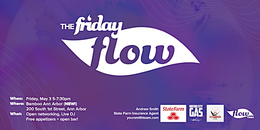 Immagine principale di The Friday Flow // Happy Hour Networking Event 