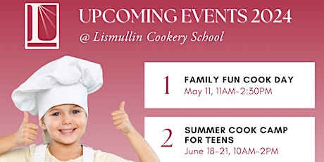 Meath Cookery School - Summer Cook Camps, Family Fun Cook Days