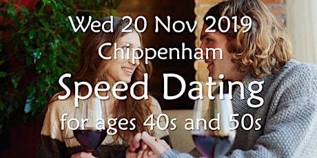 Speed Dating- Chippenham (Ages 40s & 50s)- BABS (Bath & Bristol Singles) primary image