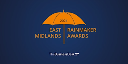 Imagem principal do evento East Midlands Rainmaker Awards 2024