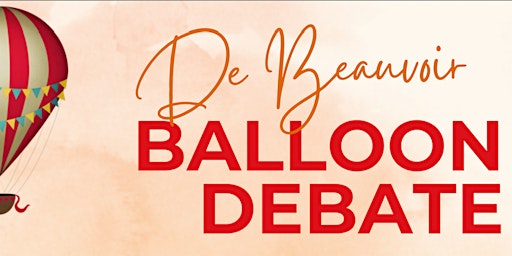 Imagem principal do evento De Beauvoir Balloon Debate at De Beauvoir Block