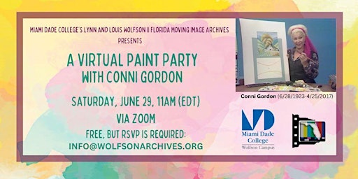 Primaire afbeelding van A Virtual Paint Party with Conni Gordon