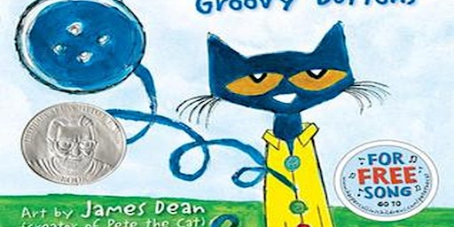 [READ] Pete the Cat and His Four Groovy Buttons READ [PDF] primary image