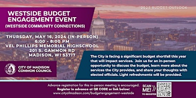 Imagem principal do evento Westside Budget Engagement Event (Westside Community Connections)