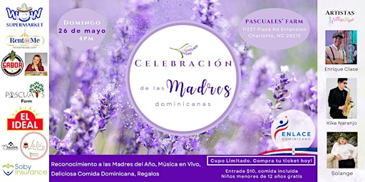 Imagem principal do evento Celebremos a las Madres Dominicanas | Let's Celebrate Dominican Mothers