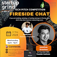 Primaire afbeelding van Startup Grind: Q&A w/ Jonathan Greechan (Co-Founder/CEO, Founder Institute)