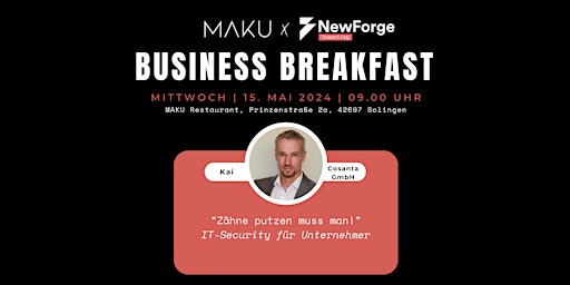 Imagem principal do evento Business Breakfast mit Kai von der Cosanta GmbH