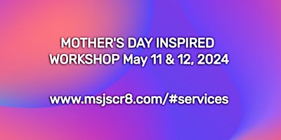 Hauptbild für Mother's Day Inspired Workshop (Journal/Book Making)