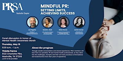 Imagem principal do evento Mindful PR: Setting Limits, Achieving Success
