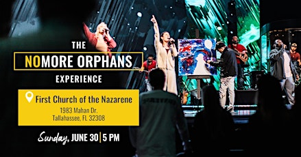 The NOMORE Orphans Experience is coming to Tallahassee!