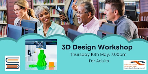 Immagine principale di 3D Design Workshop for Adults 