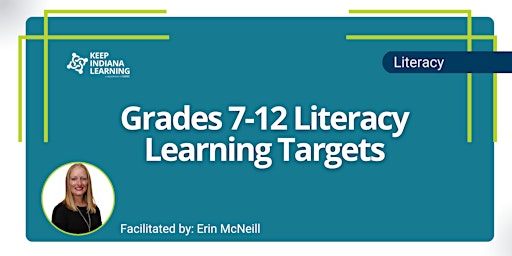 Hauptbild für Literacy Learning Targets: What big ideas are students learning? (7-12)