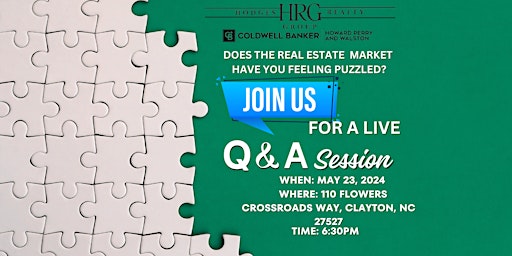 Imagem principal do evento Residential Real Estate Q&A Session
