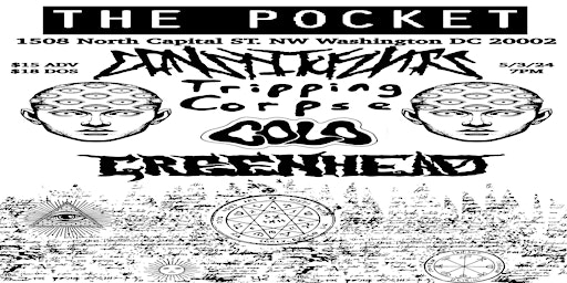 Imagem principal do evento The Pocket Presents: Tripping Corpse w/ Constituents + Colo + Greenhead