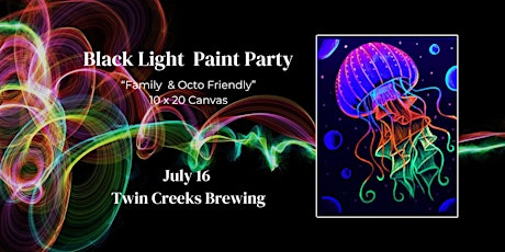 Black Light Paint Party
