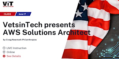 VetsinTech AWS CCP with Solutions Architect (Associate)  primärbild