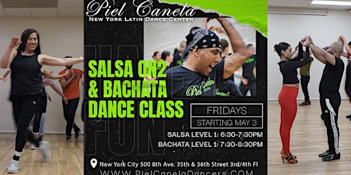 Primaire afbeelding van Salsa On2 Dance Class, Level 1 Beginner