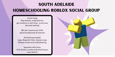 Imagem principal do evento SA Homeschooling Roblox Social Group
