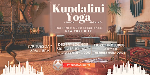 Image principale de Kundalini Yoga + Book Signing - The Inner Guru Guide Experience | Gaia Nomaya - Brooklyn, NY