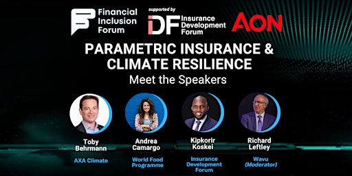Imagem principal do evento Parametric Insurance & Climate Resilience