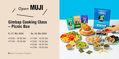 Primaire afbeelding van Open MUJI: Gimbap Cooking Class – Picnic Box