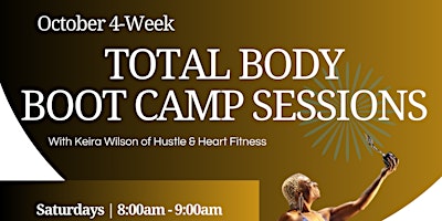 Imagen principal de October 2024 4-Week Total Body Boot Camp Training