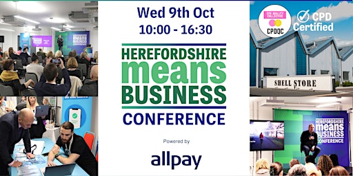 Hauptbild für Herefordshire Means Business Conference 2024 Delegate Ticket