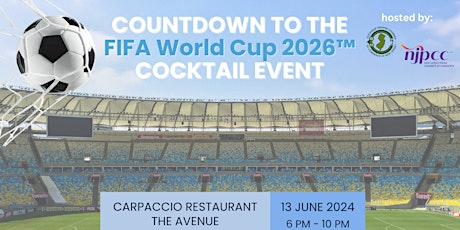 Hauptbild für Countdown to FIFA World Cup 2026™ Event hosted by SHCCNJ & NJPCC
