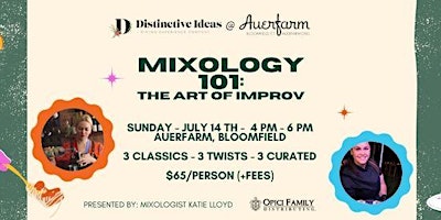 Image principale de Mixology 101: The Art of Improv