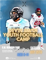 Imagem principal do evento Devin Smith Youth Football Camp