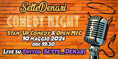 Imagem principal do evento Sette Denari Comedy Night