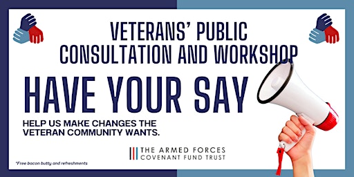 Veterans’ Public Consultation and Workshop primary image