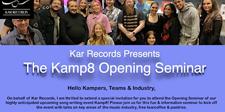 Kamp8 Opening Seminar
