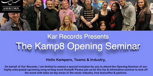 Kamp8 Opening Seminar primary image