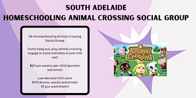 Imagen principal de SA Homeschooling Social Animal Crossing Group