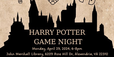 Harry Potter Game Night primary image