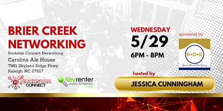 Free Brier Creek Rockstar Connect Networking Event (May, NC)
