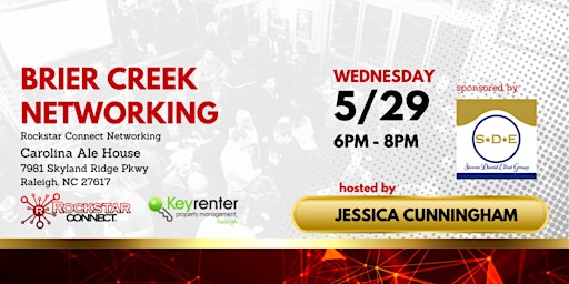 Free Brier Creek Rockstar Connect Networking Event (May, NC) primary image