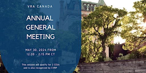 VRA Canada's 2024 Annual General Meeting primary image