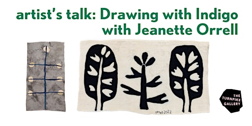 Imagem principal do evento Artist's talk: Drawing with Indigo with Jeanette Orrell