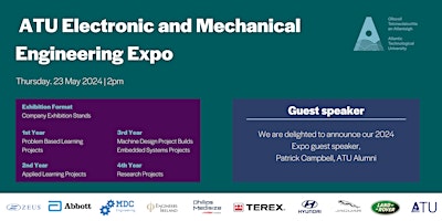 Imagem principal do evento Department of Electronic and Mechanical Engineering Expo – ATU Donegal