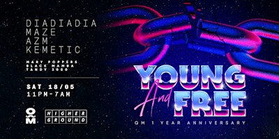 Imagen principal de Quee(r)n Moustache 1 year anniversary: « Young & Free »